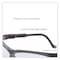 Uvex Safety Glasses, Anti-Fog & Anti-Scratch, Clear Lens, Black Frame, Half-Frame S3200HS - alternate 2